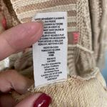 Free People  Beige Pink All Washed Out Asymmetrical Chunky Boho Cardigan Size XS Photo 9