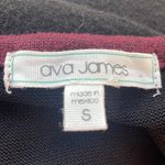 Ava James Color Block V Neck Sweater Photo 3