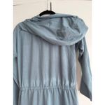 Soft Surroundings  Blue Casual Drawstring Hoodie Dress‎ Size Small Photo 3