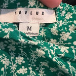 FAVLUX  Green Floral Print Wrap Detail Shorts Photo 1