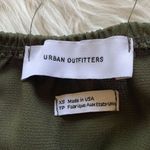 Urban Outfitters  Army Green Crop Jumpsuit Wide Leg Strapless Womens Size XS Photo 7