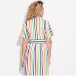 Target NWT  Pride Striped Woven Shirt Dress Size Small Photo 8