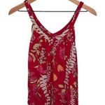Free People Sz XS Adorable Sleeveless Flowy Knit Top Tank Floral Print Photo 0