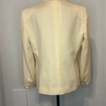 Talbots - Pale Yellow Button Down Blazer Size 10 Photo 1