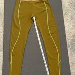 Buffbunny Collection BuffBunny Loch Ness contrast stitching leggings, Color Olivia Olive, size M Photo 0