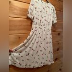 Madewell  Daylily Pintuck Dress in Sweet Blossoms, Matilda White Wash. Size 0 Photo 6