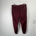 FIGS  Catarina Scrub Top Zamora Jogger Scrub Pants Set Burgundy Womens Medium Photo 9
