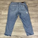 Hollister Ripped Curvy High Rise Mom Jeans Light Wash sz 11 Short Photo 4