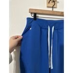 FIGS  Women’s High Waisted Zamora Jogger Scrub Pant Royal Blue Large P Medical Photo 3