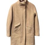 J.Crew Cocoon Coat Italian Stadium-Cloth Wool Blend Nello Gori Beige 2 Photo 1
