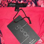 Gibson Roselyn Red Snakeskin Maxi Skirt Ruffle NWT Photo 5