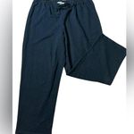 Black Track Pants with Structured Fit Size 2X Photo 0