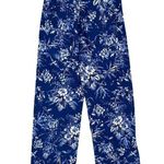 Maeve By Anthropologie Womens The Collette Wide Leg Floral Crop Pants Blue Sz 24 Photo 4