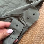 Lululemon Wundermost Ultra-Soft Nulu Square-Neck Bodysuit in Army Green Size XS Photo 6