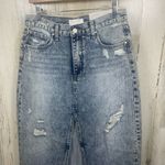 Petra 153 Denim Maxi Midi Skirt size L High Waist Distressed Slit Grunge NWT Blue Size L Photo 1