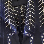 Alya Blue White Striped Skirt Photo 4