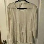 American Eagle  long sleeve boho babydoll‎ top Photo 0