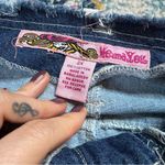 Vintage Y2K Me And You Patchwork Denim Skirt Size XL Blue Photo 5