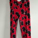 Disney Super super soft  parks size small Mickey Mouse club ears logo leggings Photo 0