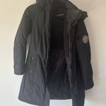 Steve Madden Madden NYC Black Puffer Winter Jacket Parka Black Hooded Snow Outdoor Photo 10