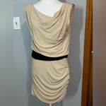 Halston Heritage  side‎ ruched mini dress size M Photo 2