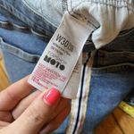 Topshop  Jeans Womens 30 Gold White Stripe Moto Jamie Skinny Leg High Rise Ankle Photo 6