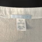 Eberjay Eberjey white cover up tunic dress, 100% Cotton, wide 3/4 sleeve w.lace S/M Photo 4