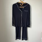 Cosabella Navy Blue Long Sleeve & Pant Pajama Set Women's Small Photo 2