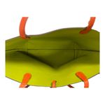 Orange Green Shoulder Tote Work Bag With Crossbody Insert Photo 6