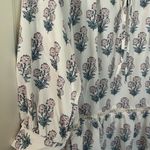 Pink and Blue floral drop waist dress Size L Photo 2