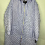 Nuage Zip Front Quilted Jacket Knit Hood Women's Plus Size 2X Purple Pastel NWT Photo 0