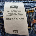 Levi's  Bootcut Jeans Denim Blue Wash Classic Style Women's Size 12‎ Short Photo 4