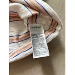 Gap T Shirt Dress Womens Medium White Orange Stripe Cotton Casual Minimalist Photo 4