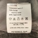 Peserico Gray Merino Wool & Cashmere Blend Cardigan & Built Photo 8