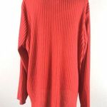 BP Rib Knit Henley Blouse Plus Size 4X Red Photo 4