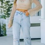 VICI NWOT  Pacifico Crop Top Natural Photo 2