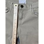 Current Elliott The Ankle Skinny Metallic Gold Khaki Jeans Size 29 Slim Fit Work Tan Photo 6