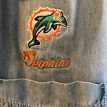 MIAMI DOLPHINS DENIM BUTTON DOWN SHIRT NFL MENS SMALL VINTAGE UNISEX Blue Size undefined Photo 9