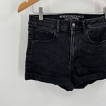 American Eagle 2/$30 Outfitters Super Super Stretch Black Denim Jean Shorts Photo 2