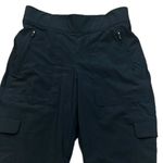 Athleta Chelsea Cargo Lined Pant Black Size 0 Athletic Travel Comfort Work Out Photo 1