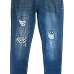 Dear John  American Classic‎ Distressed Patch Denim Jeans Women's Photo 0