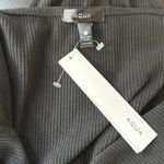 AQUA NWT Black Ribbed Cami V-Neck Bodysuit Size XL Photo 8