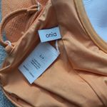 ONIA  Orange Crinkle Underwire One Piece Swimsuit Small Photo 3