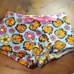 Cozy Cartoon Print Fleece Pajama Shorts Blue Size XL Photo 0