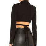 We Wore What Danielle Bernstein Wrap Around Tie Top in Black Sexy Chic Revolve Size‎ Medium Photo 10