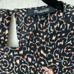 Madewell Fiesta Paisley 100% silk Top Size Small Photo 7