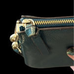 Kate Spade Dark green triple gusset crossbody bag. Photo 6
