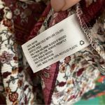 Knox Rose Dress Maxi Midi Floral Boho Peasant Prairie Faux Wrap Red Pink Wine Photo 3