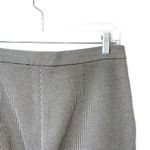 Max Mara Weekend Black Houndstooth Print Mid-rise Straight Leg Pants Photo 6