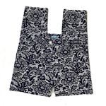 J. McLaughlin  Blue Floral Lace Printed Slim Leg Pants Photo 0